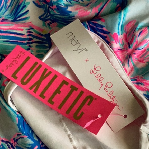 Lilly Pulitzer Canna Bra Tank in Ravello Blue Perfect Match - Picture 6 of 6